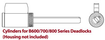B661,664 SERIES CYLINDER US26D - Cylinders & Cores